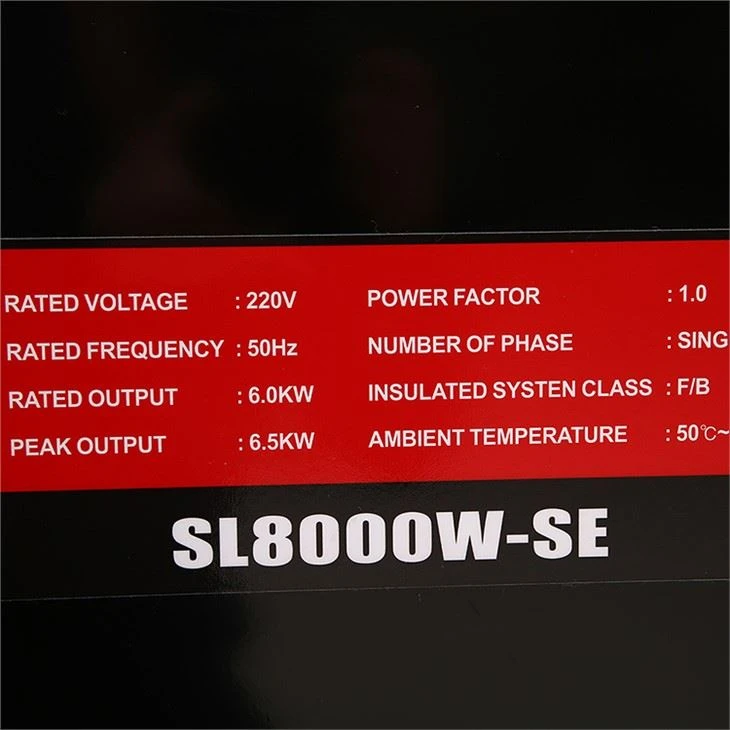 gasoline fuel silent generator